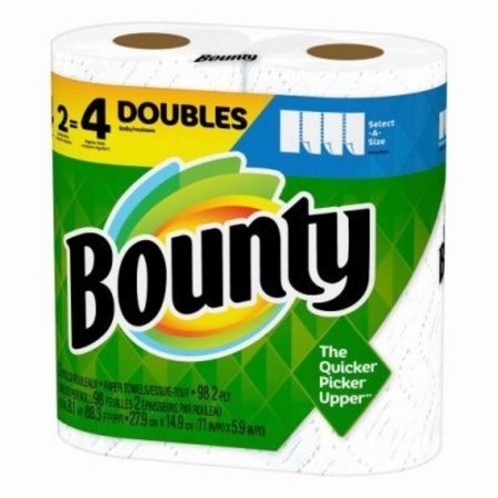 PROCTER & GAMBLE Bounty Paper Towels, White 66659